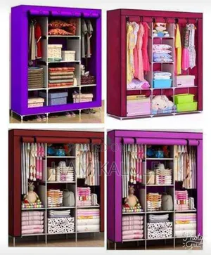 3 Column Metallic Wardrobe