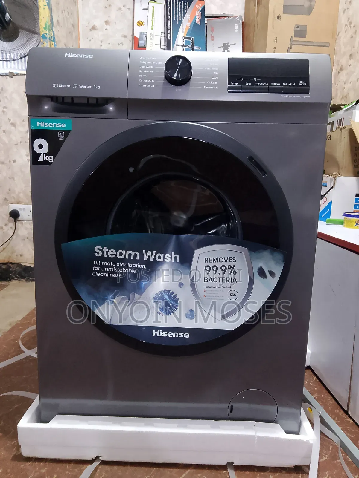 9Kgs Hisense Front Loader Washing Machine