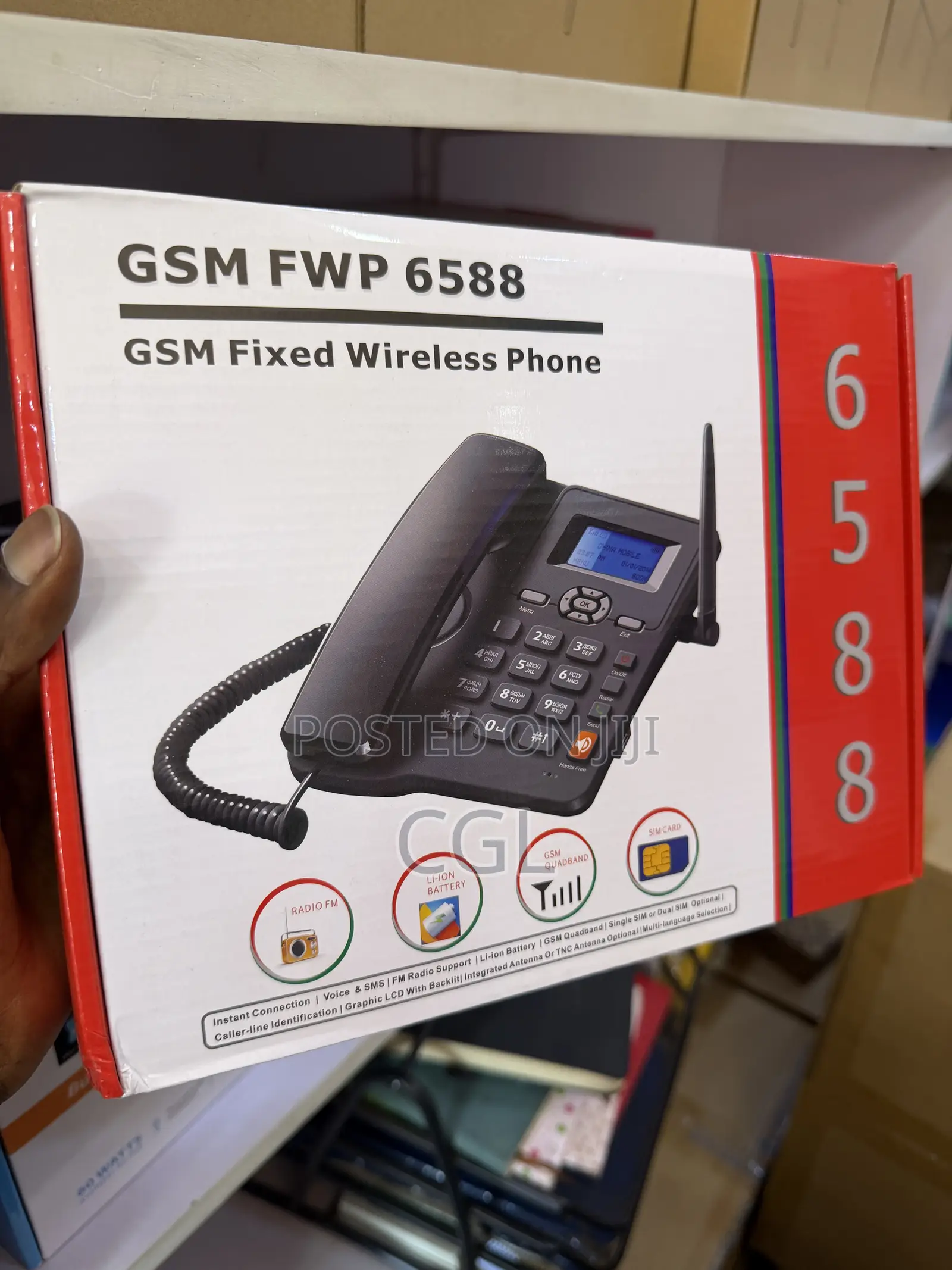 GSM FWP 6588 Desktop GSM Wireless Simcard Landline Phone