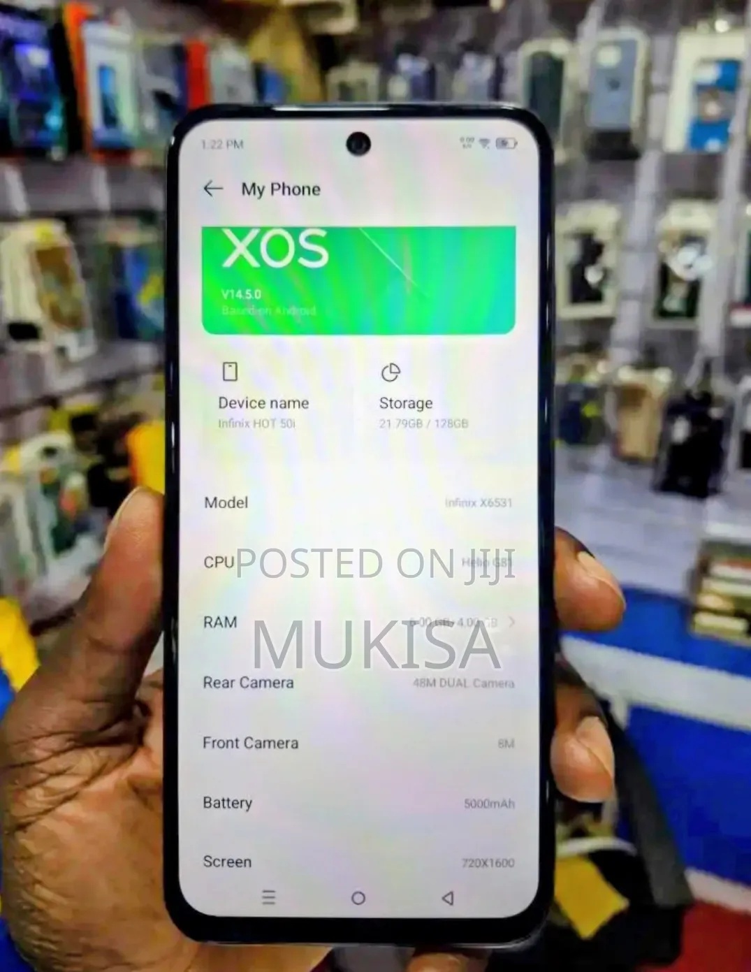 Infinix Hot 50i 128 GB Black