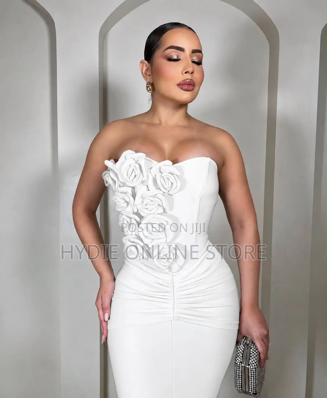 Armless Bodycon Floral Dress
