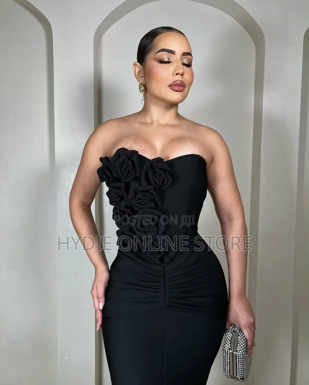 Armless Bodycon Floral Dress
