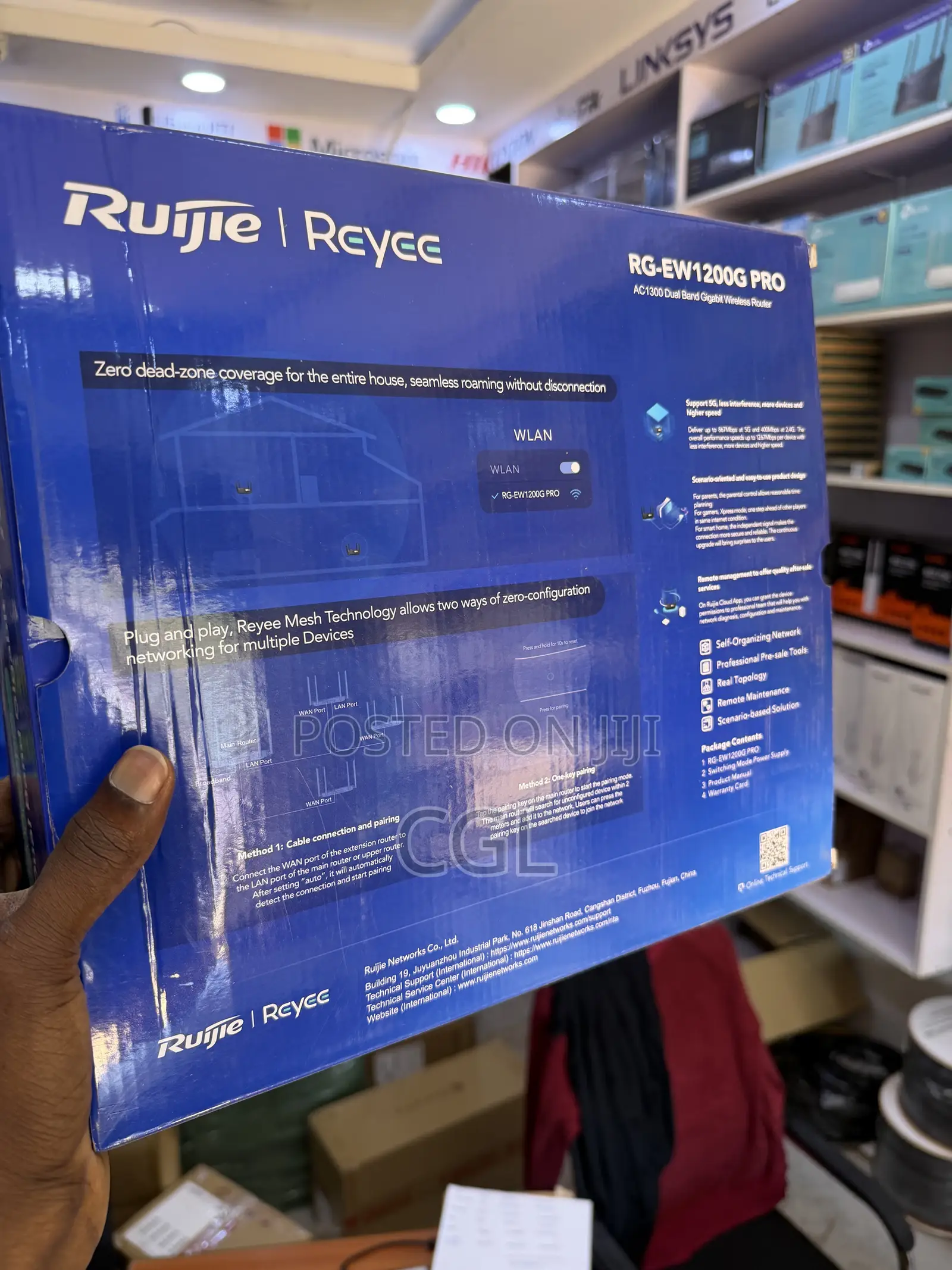 Ruijie Reyee Rg-Ew1200g Pro Ac1300 Wireless Acess Point Router