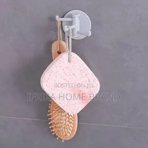 Multi-Arm Swivel Wall Hooks With Self-Adhesive Circular Mounts