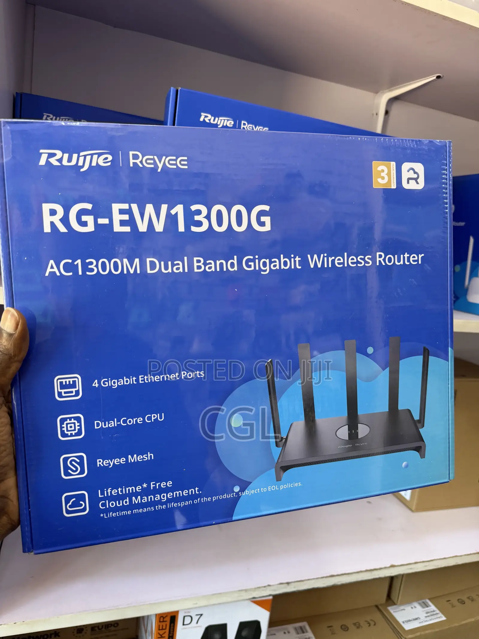 Ruijie Reyee Rg-Ew1300g Ac1300m Gigabit Wireless Acesspoint Router