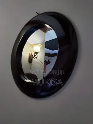 Rounded Wooden Wall Mirrors