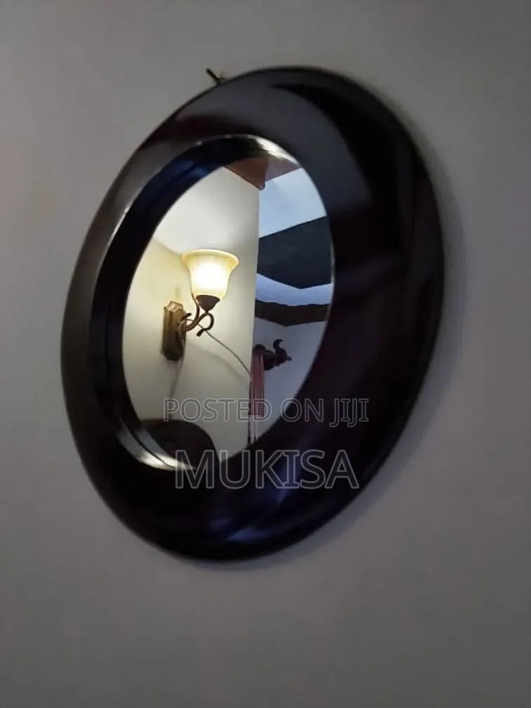 Rounded Wooden Wall Mirrors