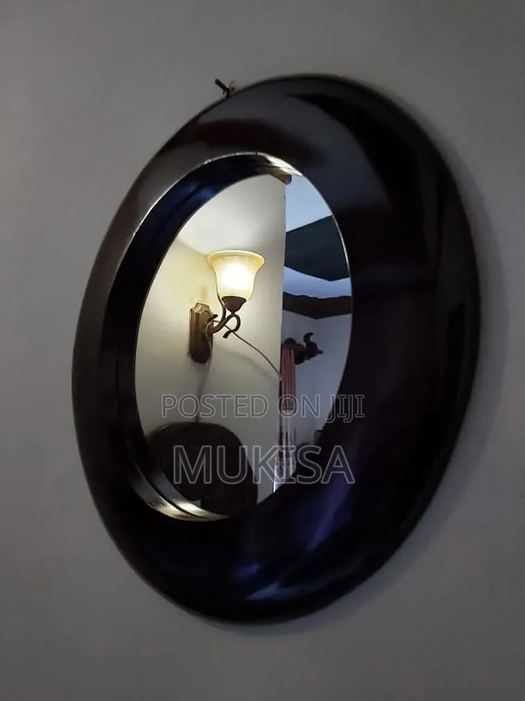 Rounded Wooden Wall Mirrors
