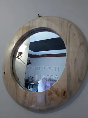 Rounded Wooden Wall Mirrors