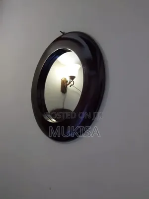 Rounded Wooden Wall Mirrors