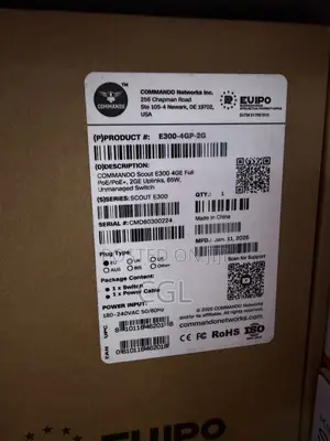 Commando E300-4gp-2g 4ports Full Poe Gigabit Switch