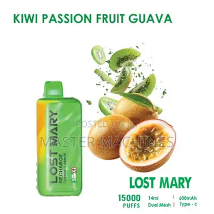 Lost Mary 15000puffs Vape in Kiwi Passion Fruit Guava Flavor