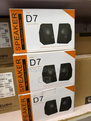 D7 Mini Portable USB Computer Laptop Speakers