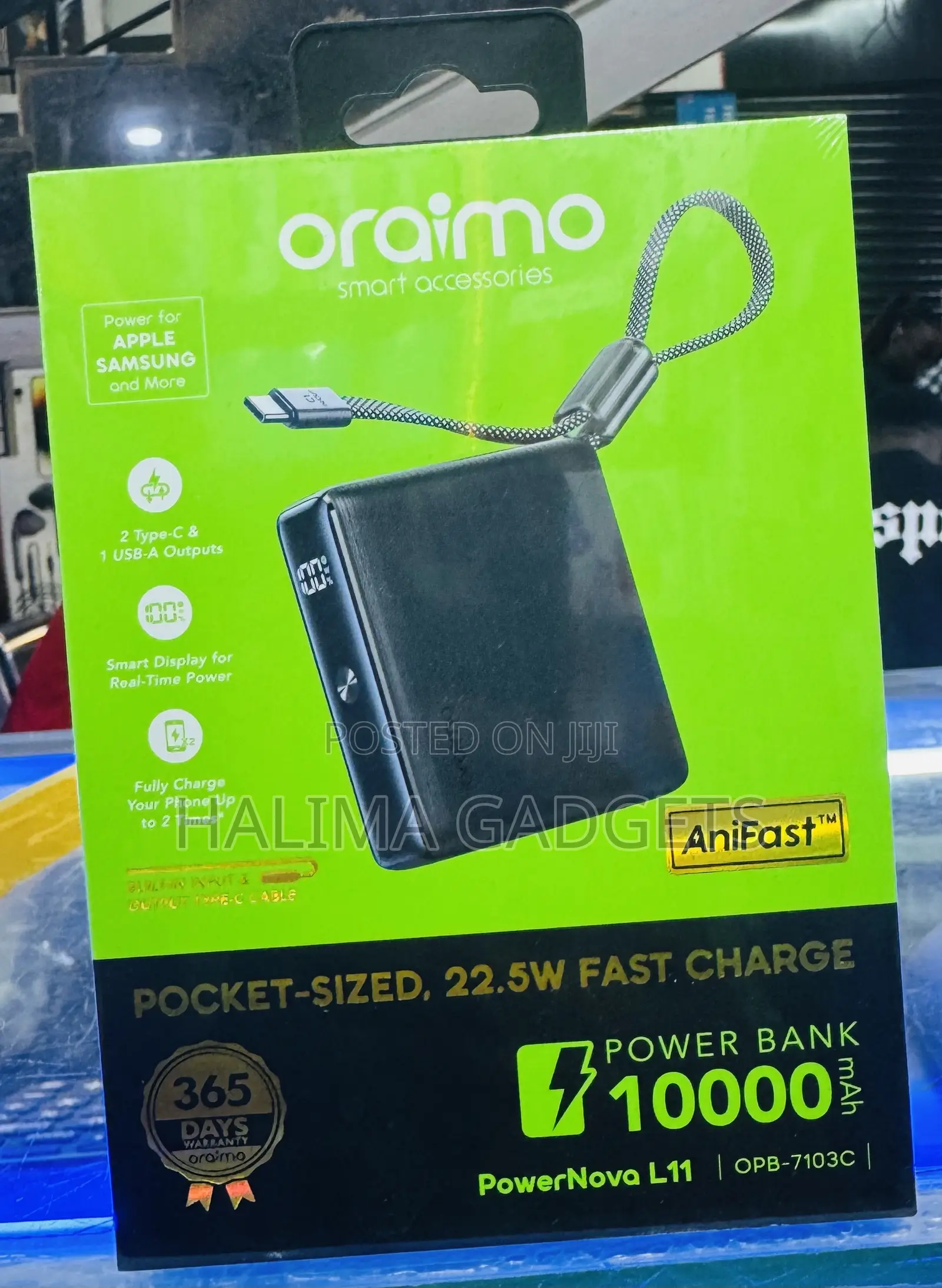 Oraimo 10000mah Power Bank