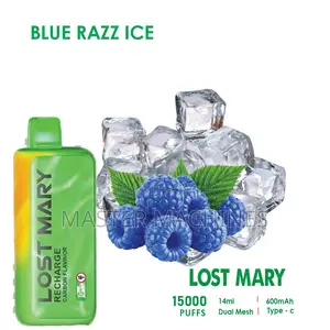 Lost Mary Mt Turbo 15000puffs Vape in Blue Razz Ice Flavor