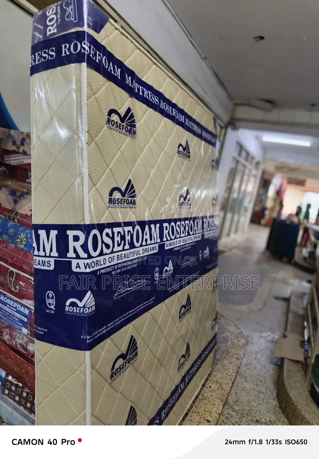 6x6x8 Inches / Rosefoam Mattresses / Premium High Density Smart