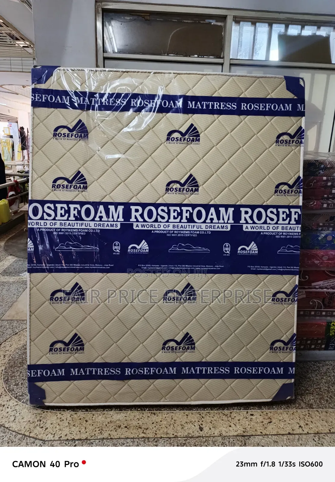 6x6x8 Inches / Rosefoam Mattresses / Premium High Density Smart