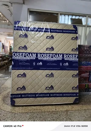 4x6x8 Inches. Rosefoam Mattress / Premium High Density Smart