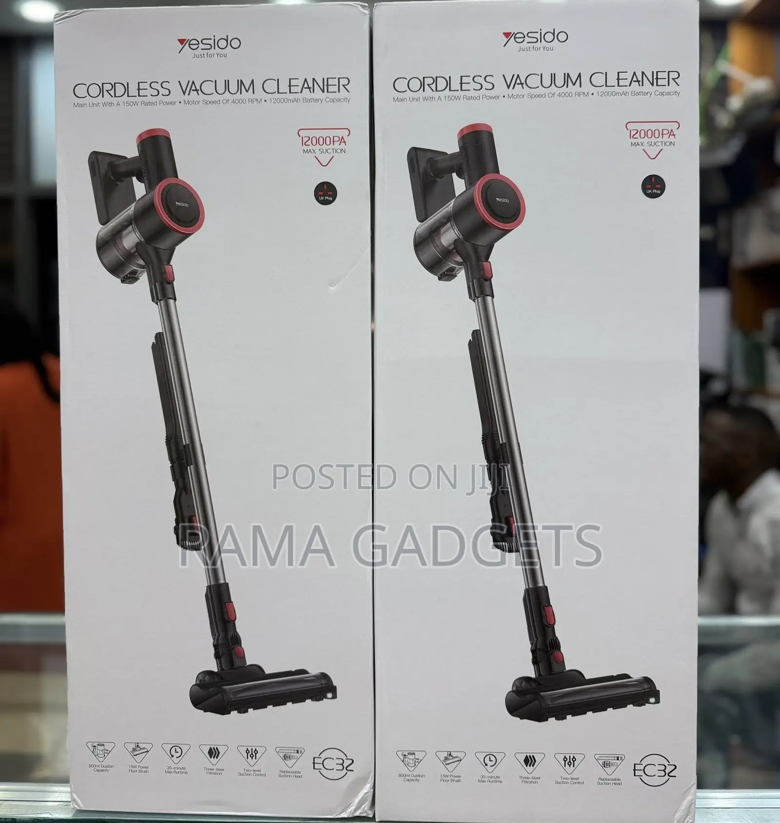 Yesido EC32 Cordless Vacuum Cleaner.