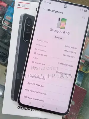 New Samsung Galaxy A56 256 GB White