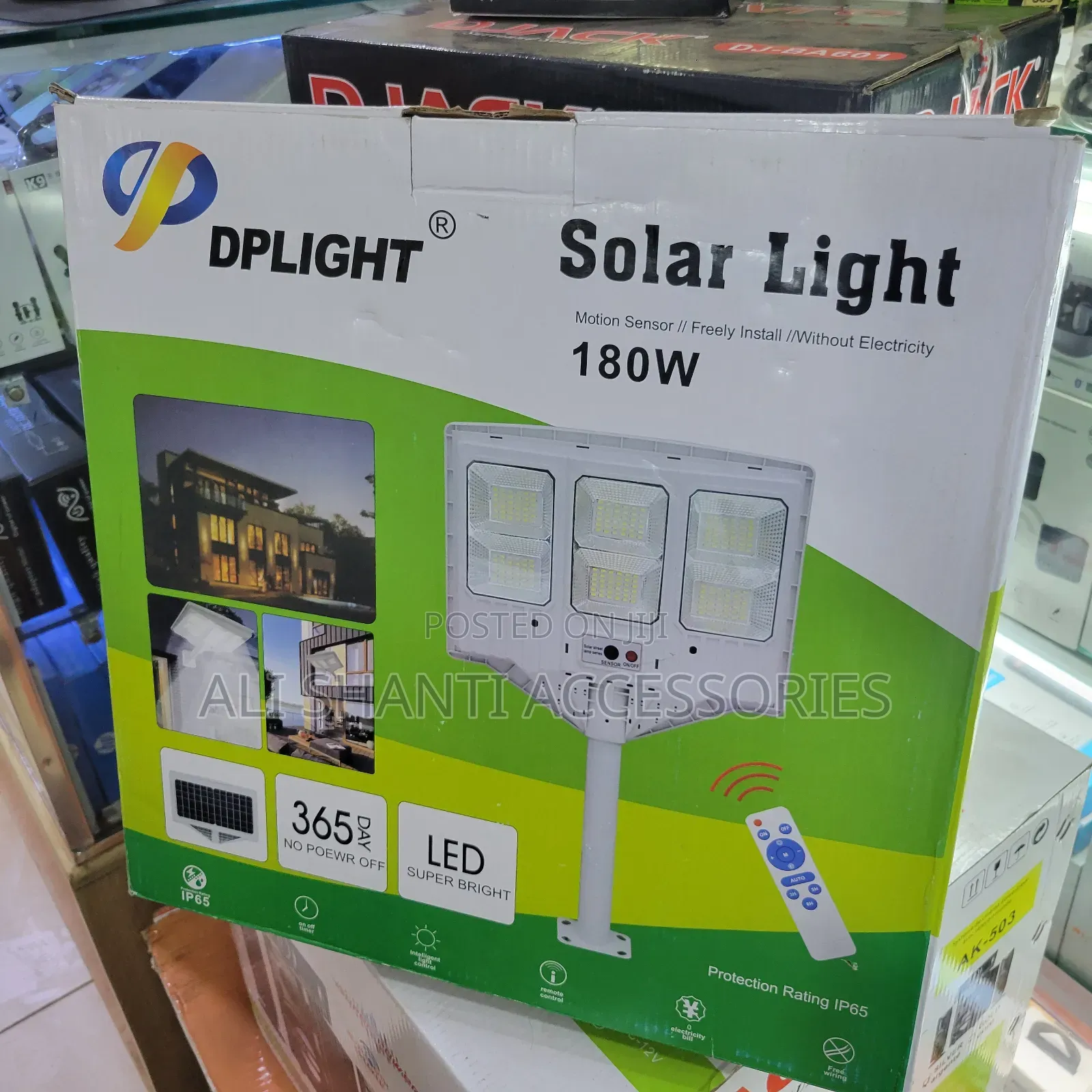 180W Solar Flood Light With Remote Controller
