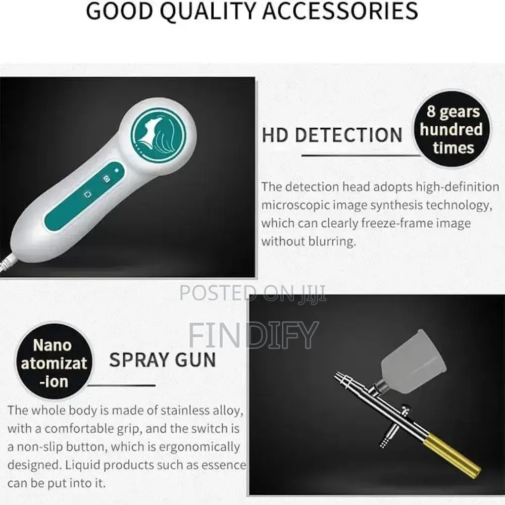 Hair Scalp Care Machine, 5 in 1 Facial Skin Hair Analyzer Machine