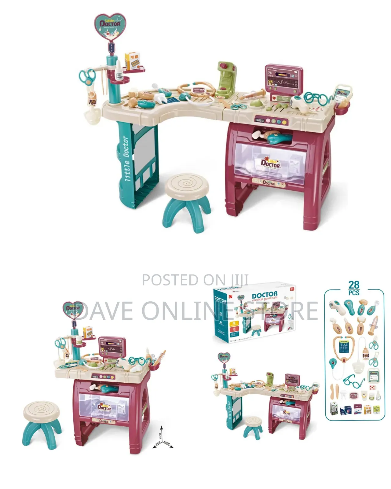 Doctor Medical Game Set Toy for Kids 28pcs Doctor Toy