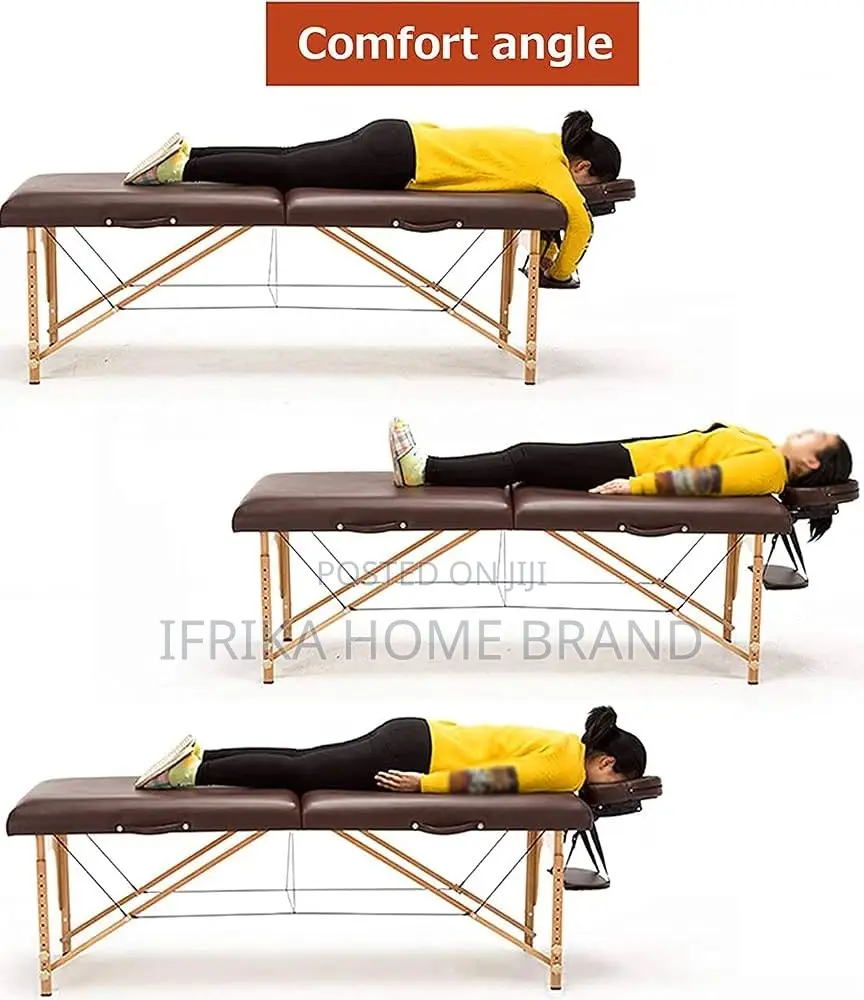 Portable Folding Massage Table With Head Ventilation Hole