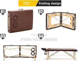 Portable Folding Massage Table With Head Ventilation Hole