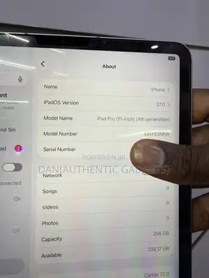 Apple iPad Pro 11 (2022) 256 GB Gray