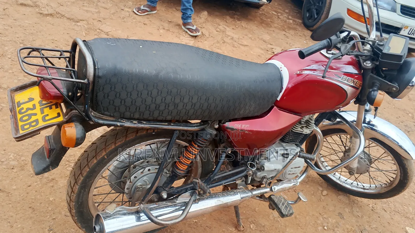 Bajaj Boxer 100 2016 Red