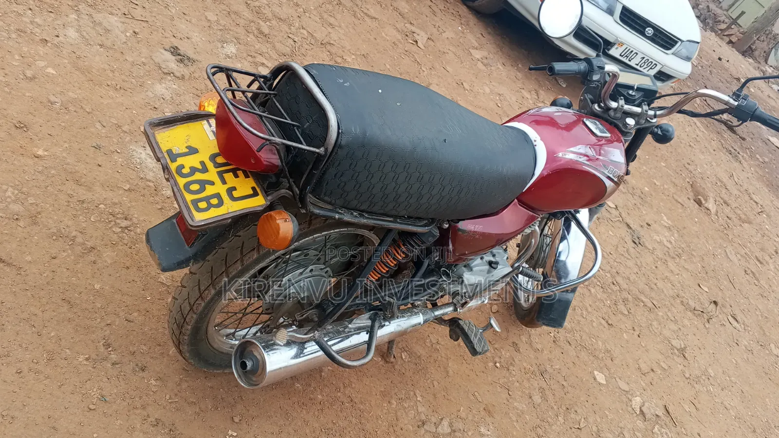 Bajaj Boxer 100 2016 Red