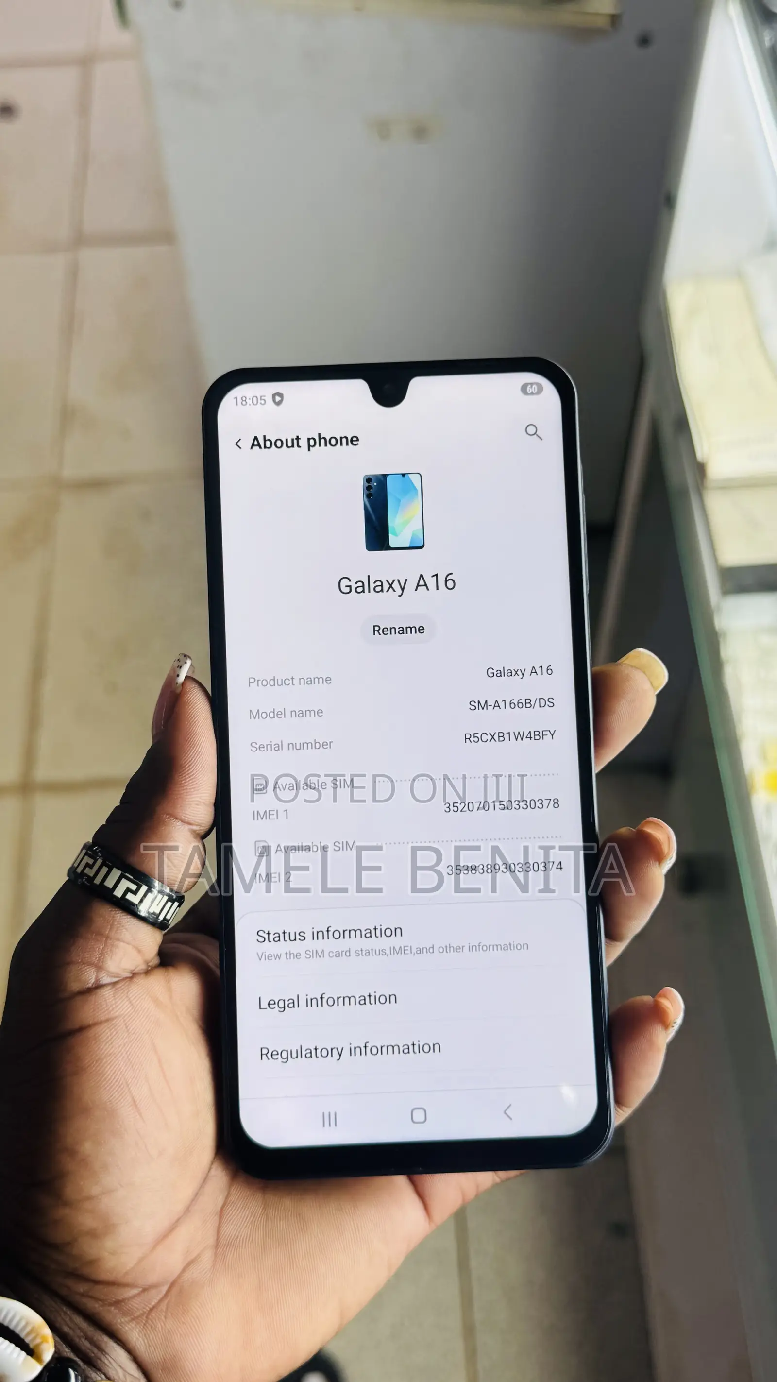 Samsung Galaxy A16 128 GB Black