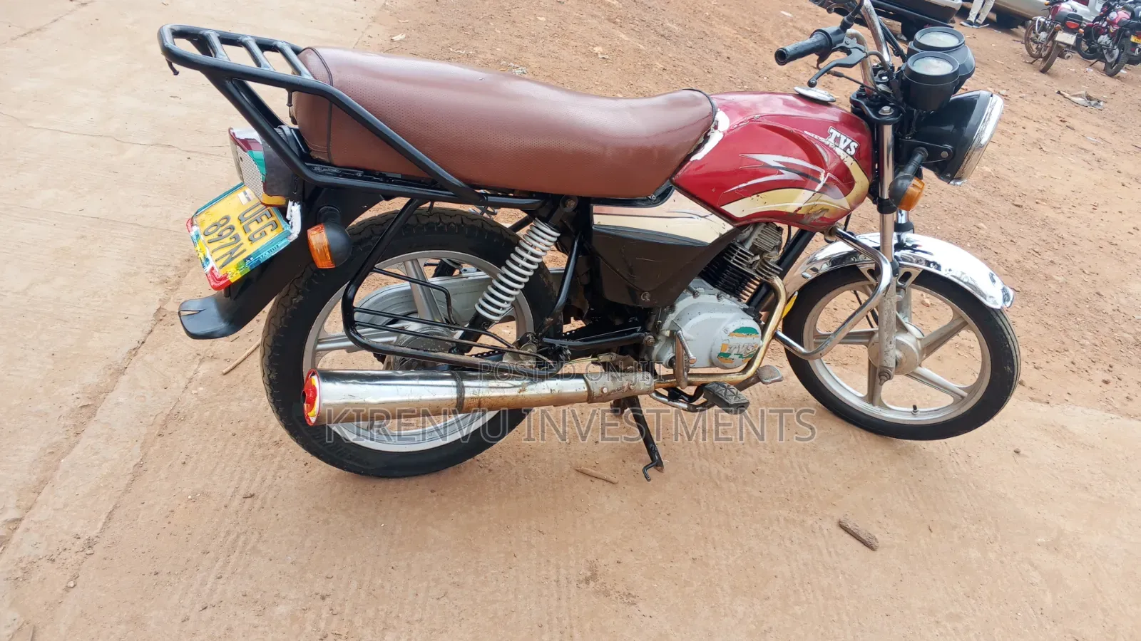 TVS XL 100 2014 Red