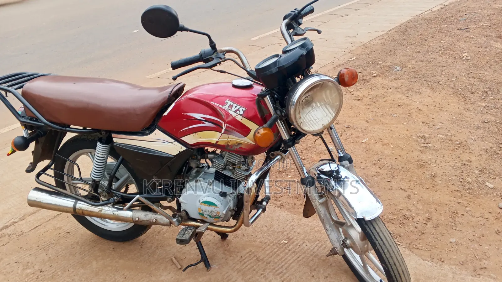 TVS XL 100 2014 Red