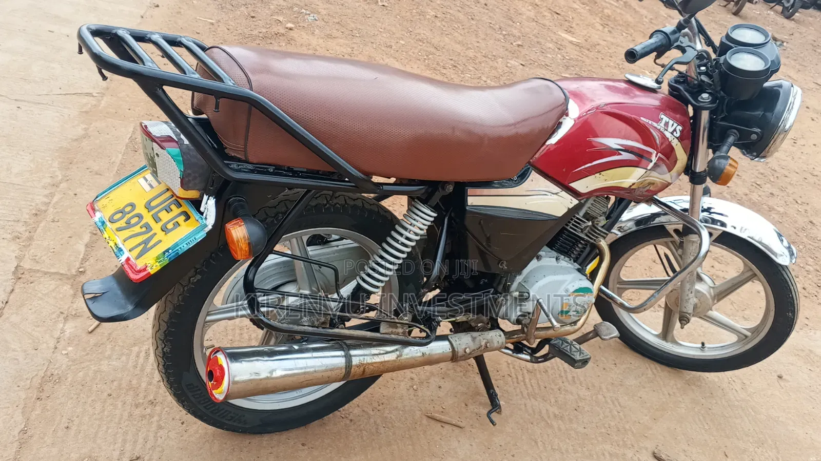 TVS XL 100 2014 Red