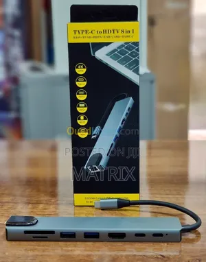 USB Hub Docking Station Type C 8-in-1 USB C Hub