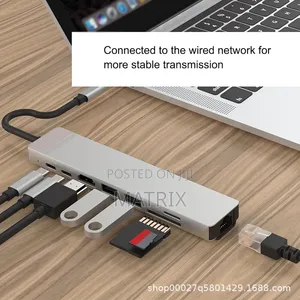 USB Hub Docking Station Type C 8-in-1 USB C Hub