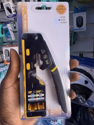 Networking Rj45 Climbing Tool Pass Through With Colour Codes