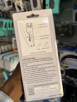 Networking Rj45 Climbing Tool Pass Through With Colour Codes