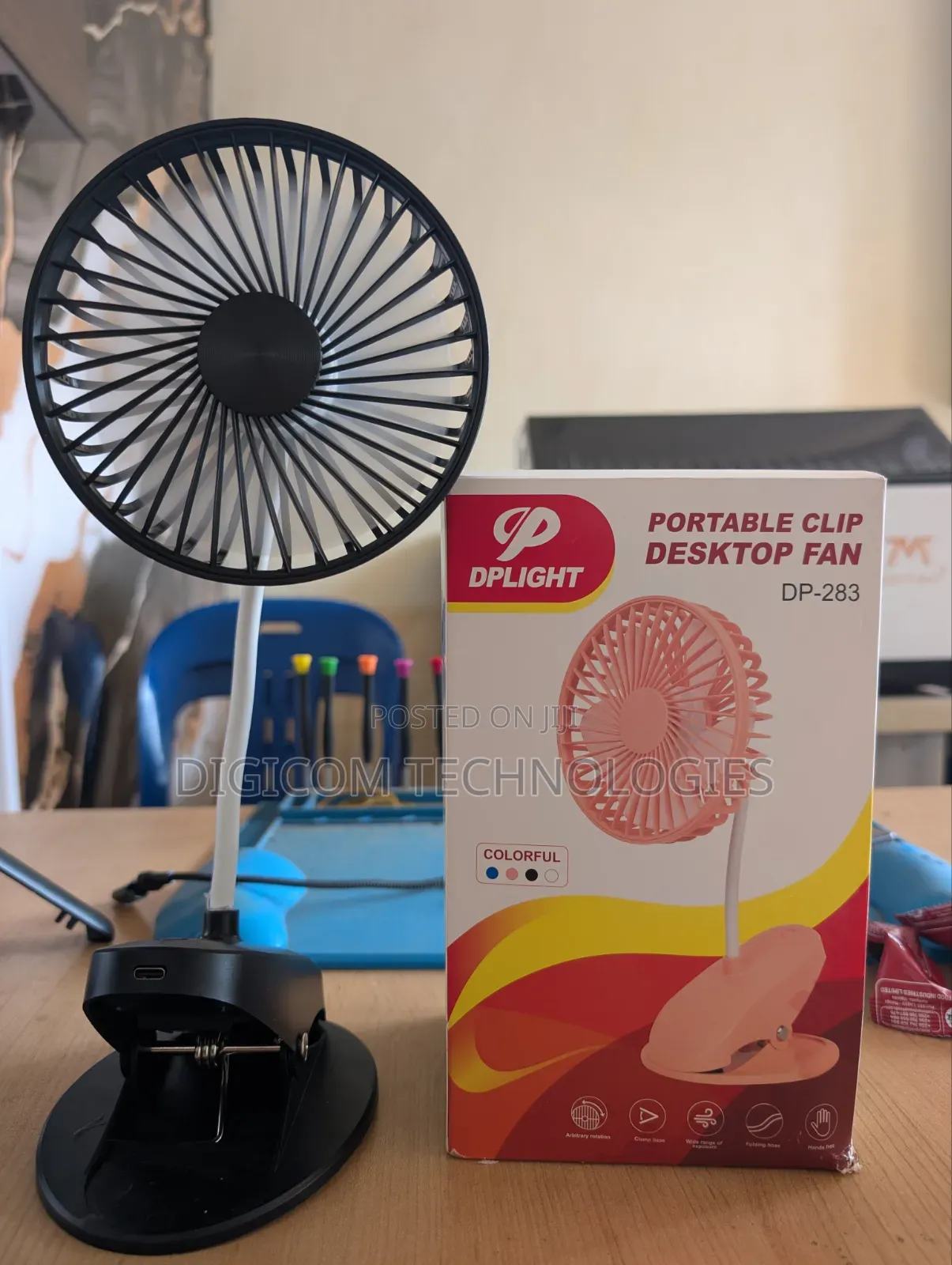 Portable Desktop Rechargeable Fan