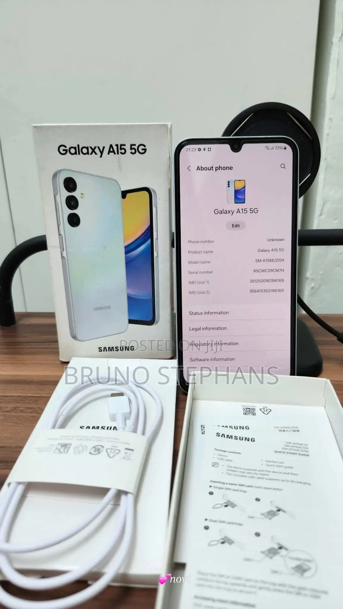 New Samsung Galaxy A15 5G 256 GB White