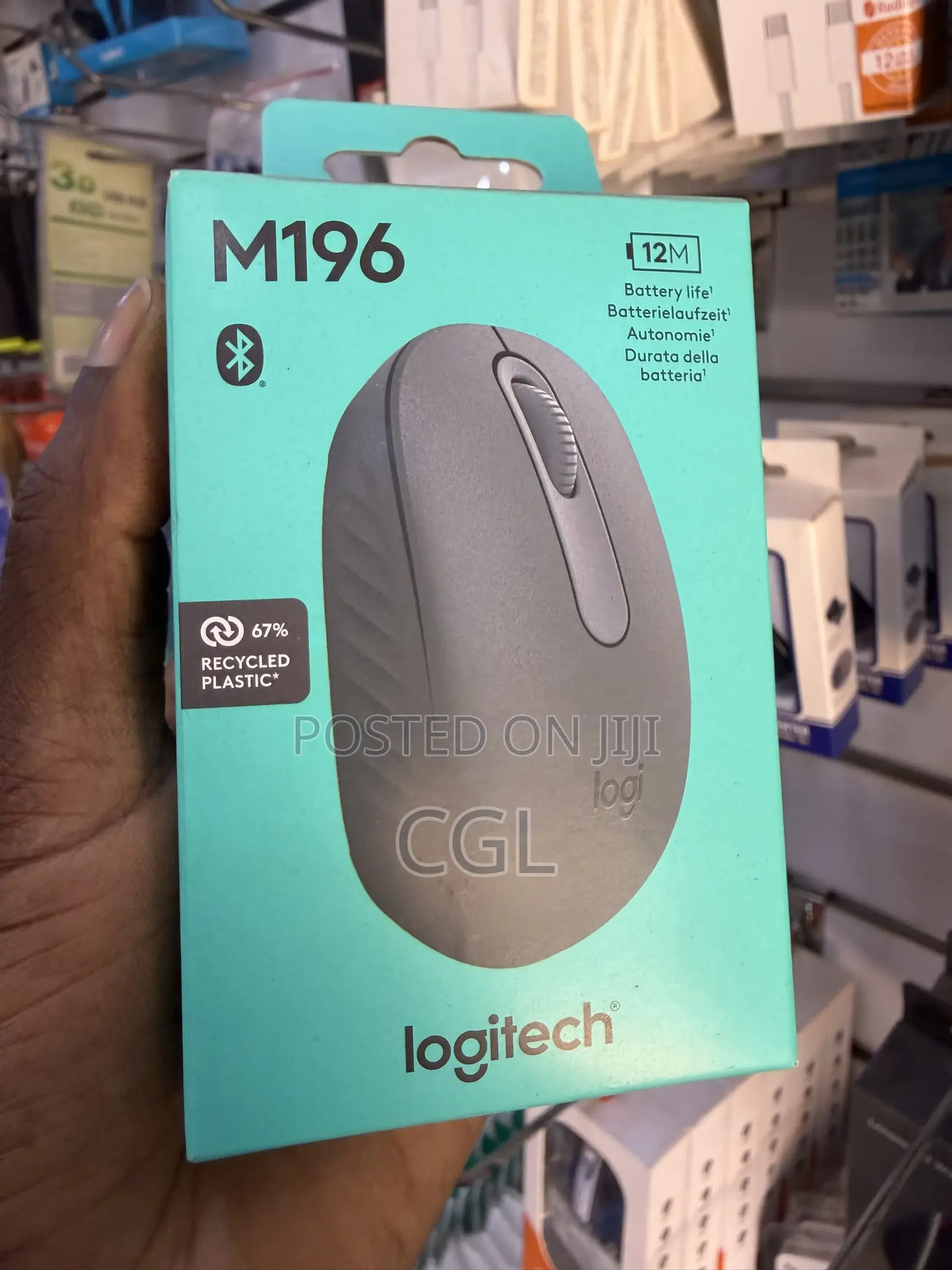 Original Logitech M196 Bluetooth Mouse