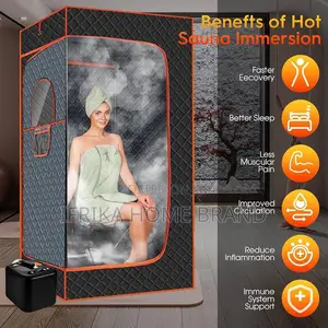 Portable Personal Home Steam and Infrared Sauna Kit.