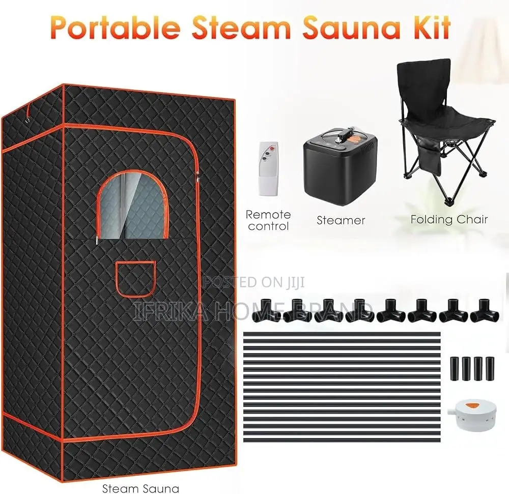 Portable Personal Home Steam and Infrared Sauna Kit.