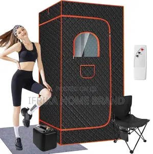 Portable Personal Home Steam and Infrared Sauna Kit.
