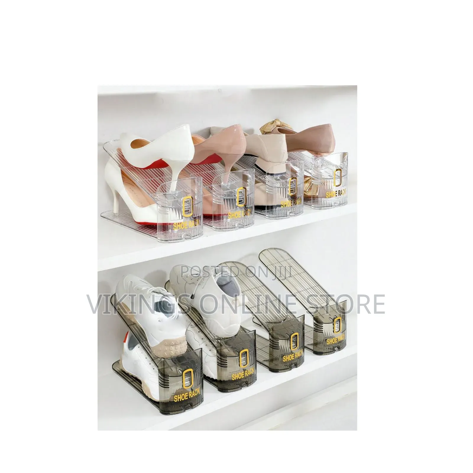 2 Pairs Shoe Closet Organizers