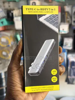Apple MacBook 7in1 USB C Hub Docking Station Type C Adapter