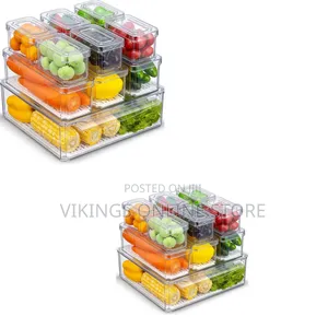 10pc Fridge Containers