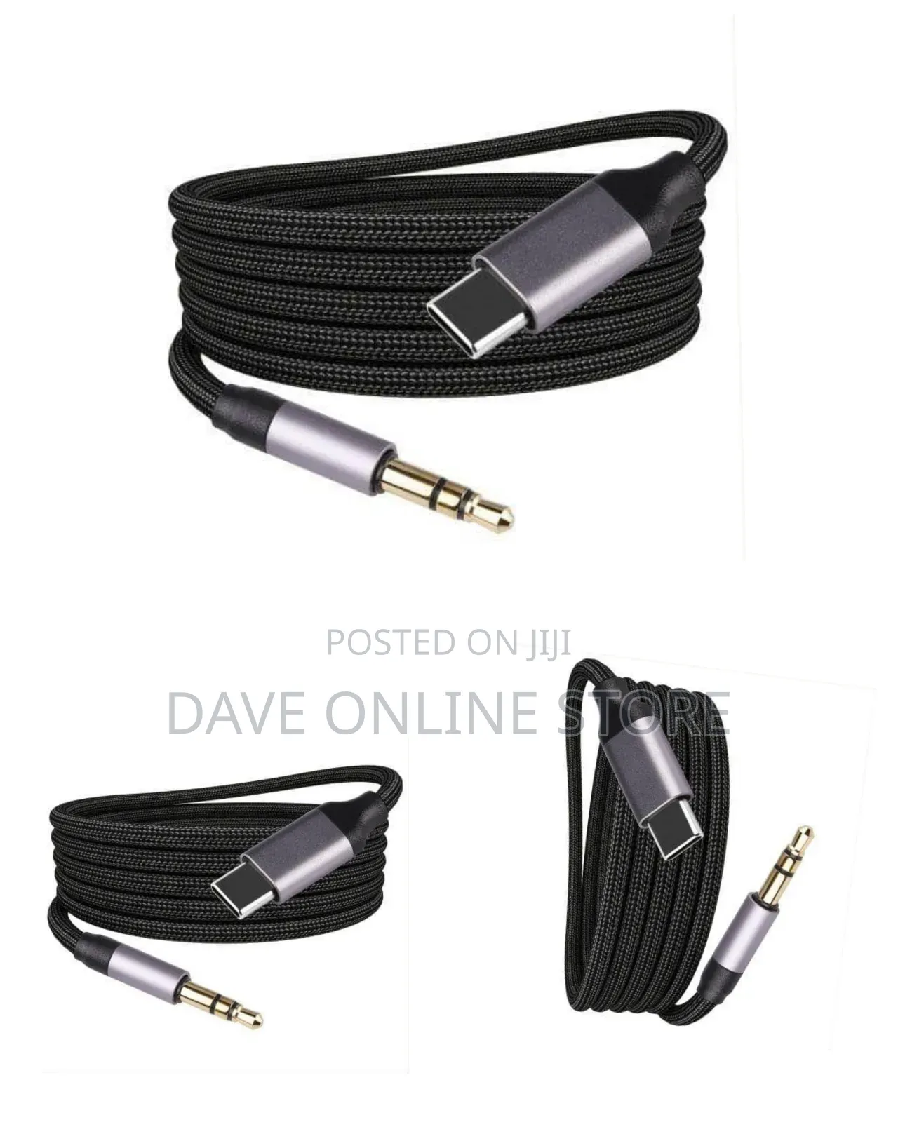USB-C to 3.5mm Braided Audio Cable